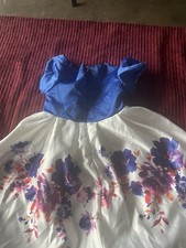Blue Floral Dress From Target for Toddlers Girls 3T Short Sleeve
