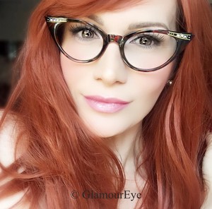 thin frame cat eye glasses