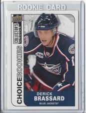 Derick Brassard, 2008-09 Collector's Choice  Hockey Rookie Card  #206 (B)