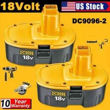 2PACK 18V For Dewalt 5.5AH 18 VOLT XRP DC9096 DC9098 NiMh Battery DC9099