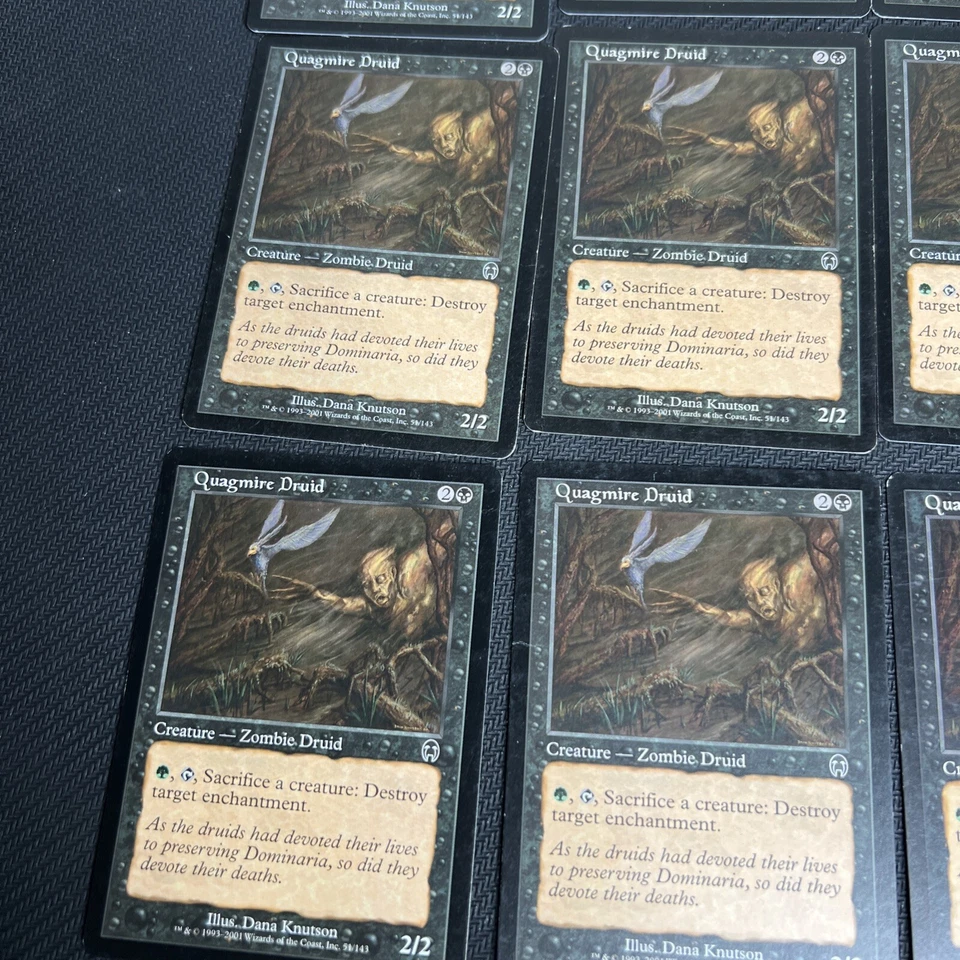 Quagmire Druid MTG Apocalypse Magic the Gathering Black Playset 9 - Image 3 of 4