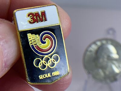 Olympic Memorabilia Seoul 1988 3M Vintage Tack Pin T-5049