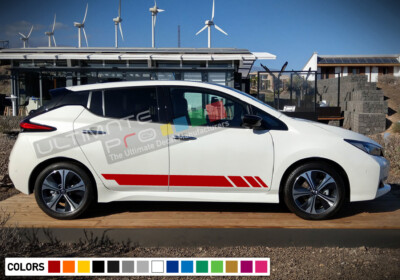 Aufkleber Decal Seitentürstreifen Bodykit für Nissan Leaf Lukengriff Abdeckung Set