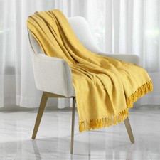 Large Throws XL & XXL Cotton Traditional 3 Designs Blanket Chair Sofa Bed Throws