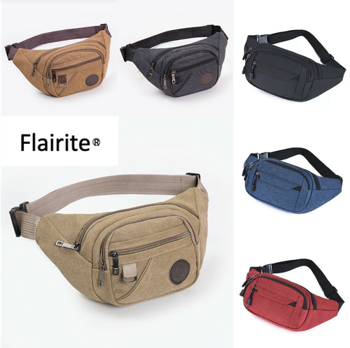 Mochila Riñonera Cintura Bolso Bandolera Hombres Mujeres Viajes Bolsillo  Canguro Cinturón de Cadera Deporte Bum | eBay