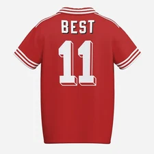 Earthquakes -  George Best soccer jersey Retro shirt, 1980 replica home jersey