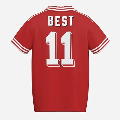 VF JERSEYS Earthquakes - George Best soccer jersey Retro shirt, 1980 replica home jersey