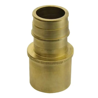 Bag of 10, Uponor, LF4511010, ProPEX, LF, Brass Sweat Adapter, 1'' PEX x 1''