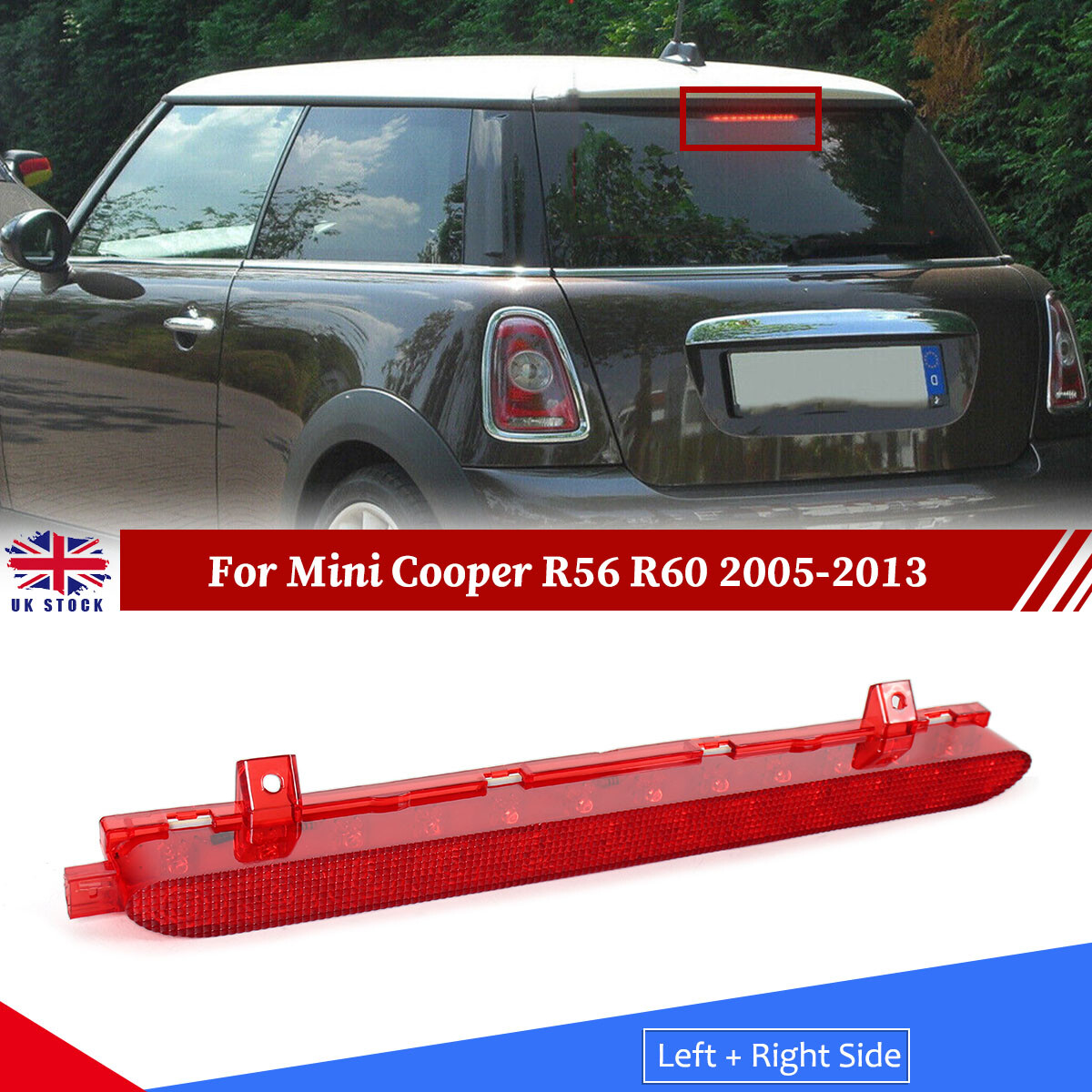 LED 3rd High Level Brake Stop Light For Mini Cooper Hatch R56 Countryman R60