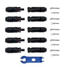 Solarstecker 5 Paar  Kabelverbinder für Solarmodule, langlebig & einfach zu i...