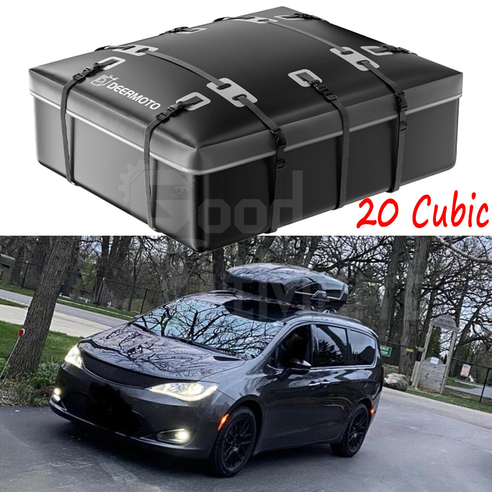 For Chrysler Pacifica 20 Cubic Waterproof Roof Cargo Bag Rack