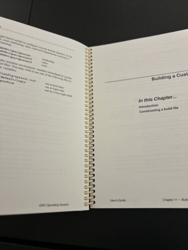 QNX Books X 3 Operating System Binder - Operating System & WATCOM C User Guide - Picture 13 of 18
