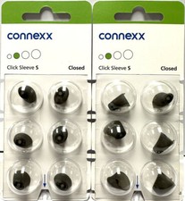2 Packs of Connexx S Closed Click Sleeves. 12 Total. Fits Signia, Silk, Rexton.