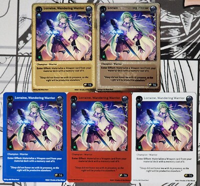 Grand Archive TCG KICKSTARTER Backer METAL Lorraine Wondering