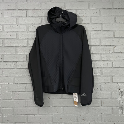 $100 Womens Size S Adidas Cold.RDY Training Jacket Women FT7012 Black Small