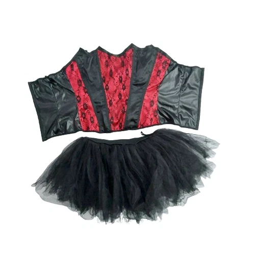 NWT Dreamgirl 7544 Women Sexy Devil Reversible Costume, Red/Black, Size Small - Image 3 of 4