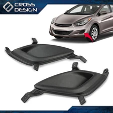 Fit For Hyundai Elantra Fog Light Cover 2011-2013 Left&Right Pair Black