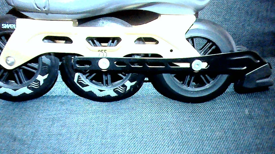 Powerslide my fit (FatBoy Medium) Boot Gr.40 mit Megacruiser 125mm Schiene - Bild 3 von 3