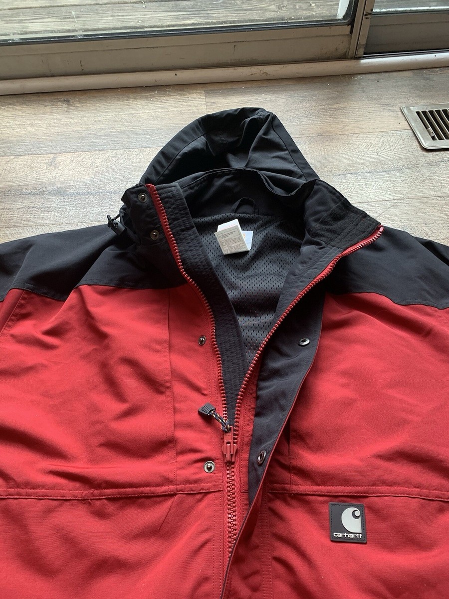 Carhartt Jacket Mens Medium Vintage Hidden Hood Mesh Lined Carhartt Jacket Mens Medium Vintage Hidden Hood Mesh Lined