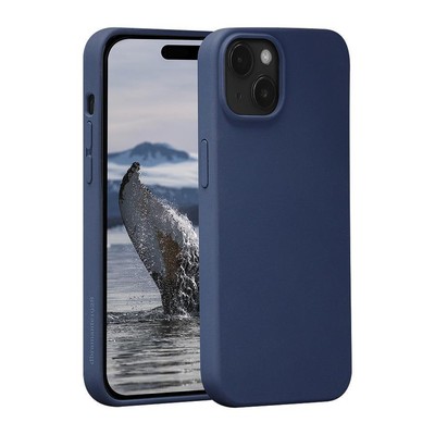 DBRAMANTE1928 Monaco MagSafe Hülle iPhone 15 Pacific Blue Schutz