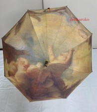 Vivienne Westwood Angel pattern Carbon fiber Umbrella Vintage Used Japan