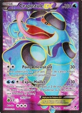 Full Art EX Crapustule-XY3: Furious Fists-106/111 - French Pokemon Card