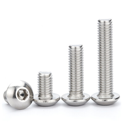 M1.6 to M10 A2 STAINLESS HEX SOCKET BUTTON HEAD ALLEN BOLTS SCREWS SCREW DIN7380