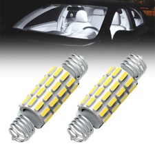 39mm 42mm Led Interior Light Dome Map License Plate Light Bulbs 6000k White 24x