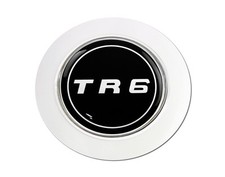 Triumph TR6 Black Logo Permit Holder