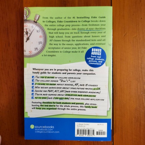 Bruce Hammond Edward Fiske Countdown to College 41 TO-DO Lists 2nd Edit Planning - Imagen 4 de 5