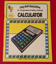 Math Manipulatives Calculator Book - 1992 Tea...