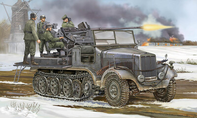 Trumpeter 05532 - German SdKfz 6/2  3,7 cm Flak 37 auf Selbstfahrlafette