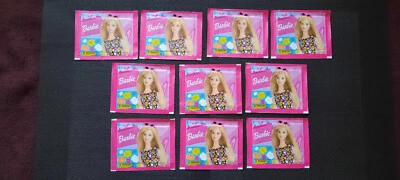 10 POCHETTES NEUVES PLEINES BARBIE JEUX / BARBIE POLAROID - PANINI - 2000 - - Photo 1/2