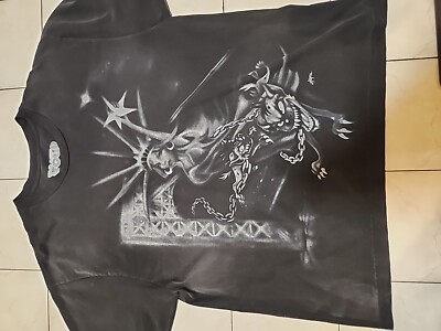 BRAND NEW 2024 Travis Scott Live MetLife Utopia Tour Black Liberty Tee Shirt XL