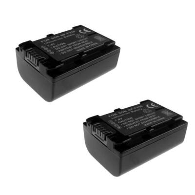 2x Akku 1100mAh für Sony HDR-UX19E HDR-UX3E HDR-UX7E HDR-UX9E NEX-VG20EH