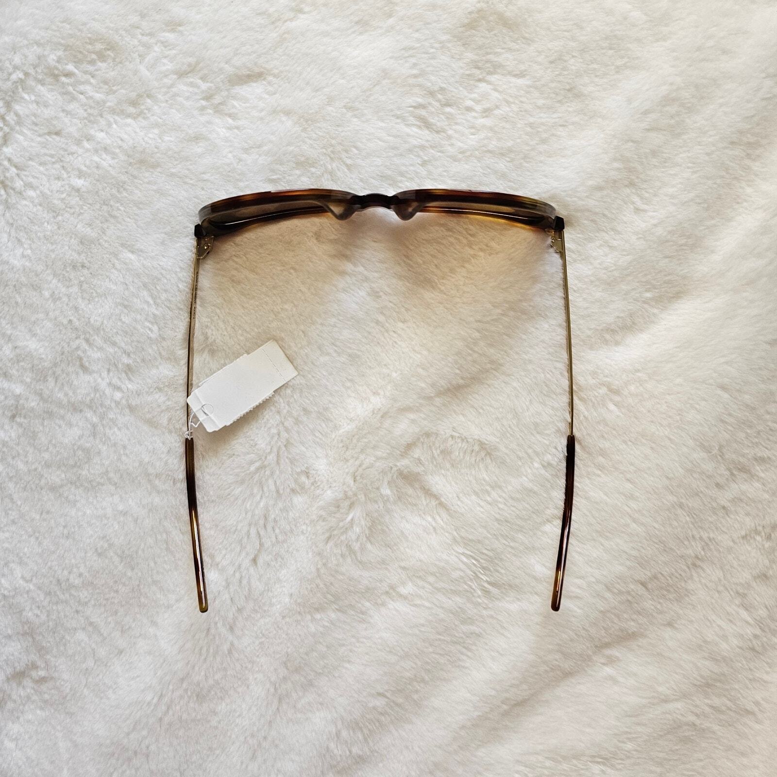 Saint Laurent 54 mm occhiali da sole occhio di gatto marrone Havana