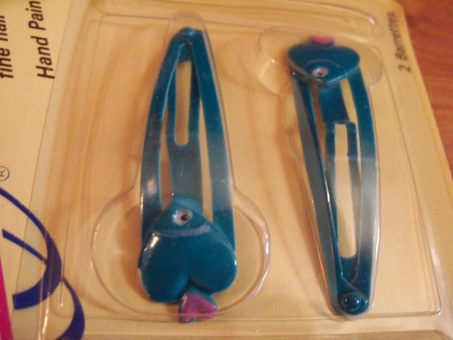 2" Hand Painted Barrettes Vintage Wilhold Hair Products U Choose NOT a LOT NOS - Picture 4 of 13