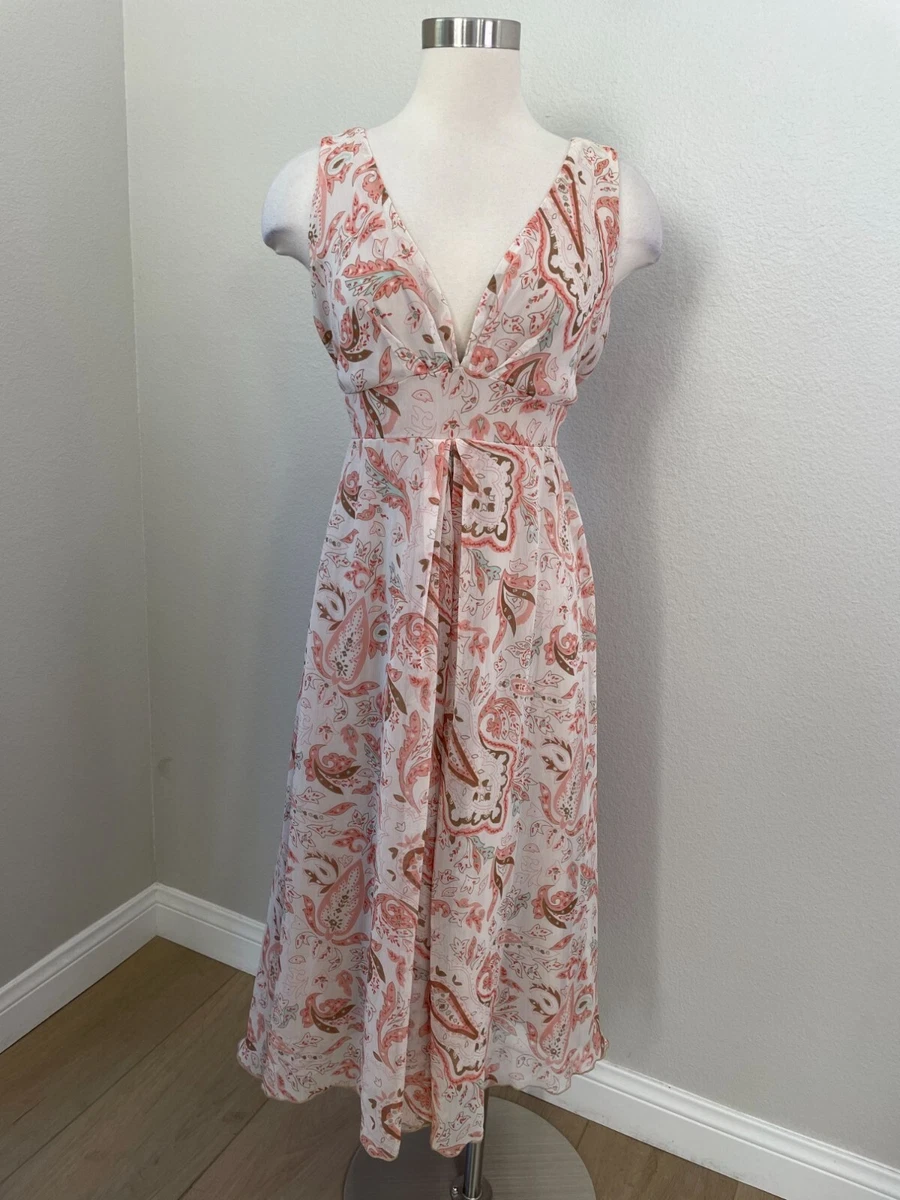 chinese dress ladies NEW Jonathan Martin Black Pink & Tan Floral Maxi Dress