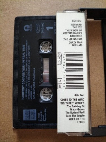 Fairport Convention - In Real Time Live original 1987 Island Records Cassette - Picture 2 of 4