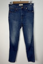 Madewell 10" High-Rise Skinny Jeans in Danny Wash Tencel Denim Edition Size 28