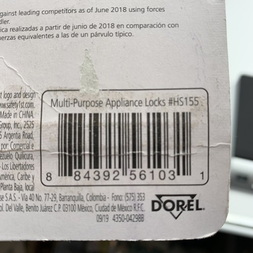 Paquete de 2 cerraduras para electrodomésticos multiusos 1ST de seguridad infantil blancas para el hogar pequeño - Imagen 8 de 8