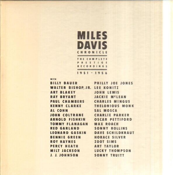 Miles Davis Chronicle: The Complete Prestige Recordings 1951