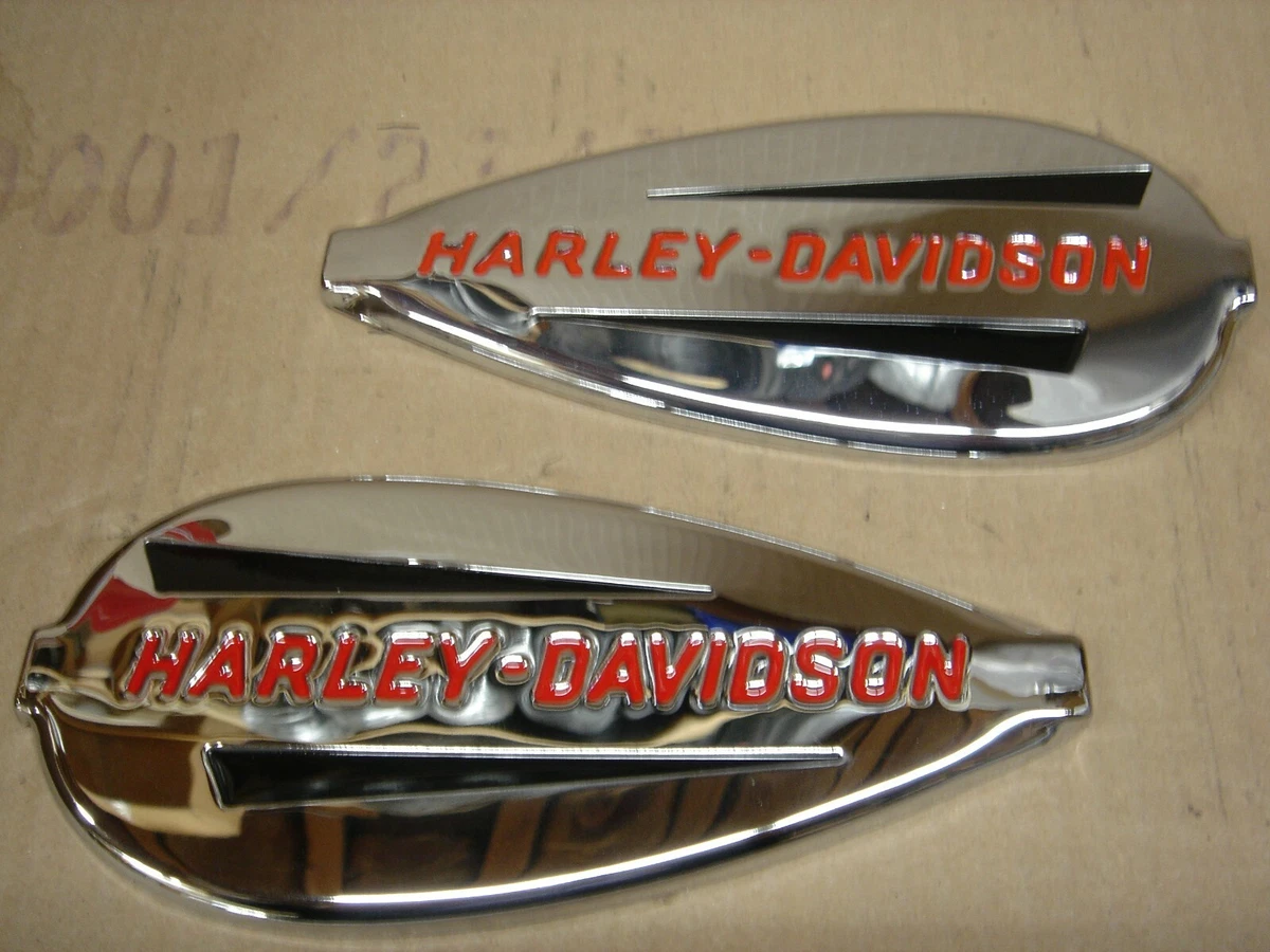 Harley Davidson OEM 61769-40T 1936-1946 GAS TANK NAMEPLATES Free Shipping