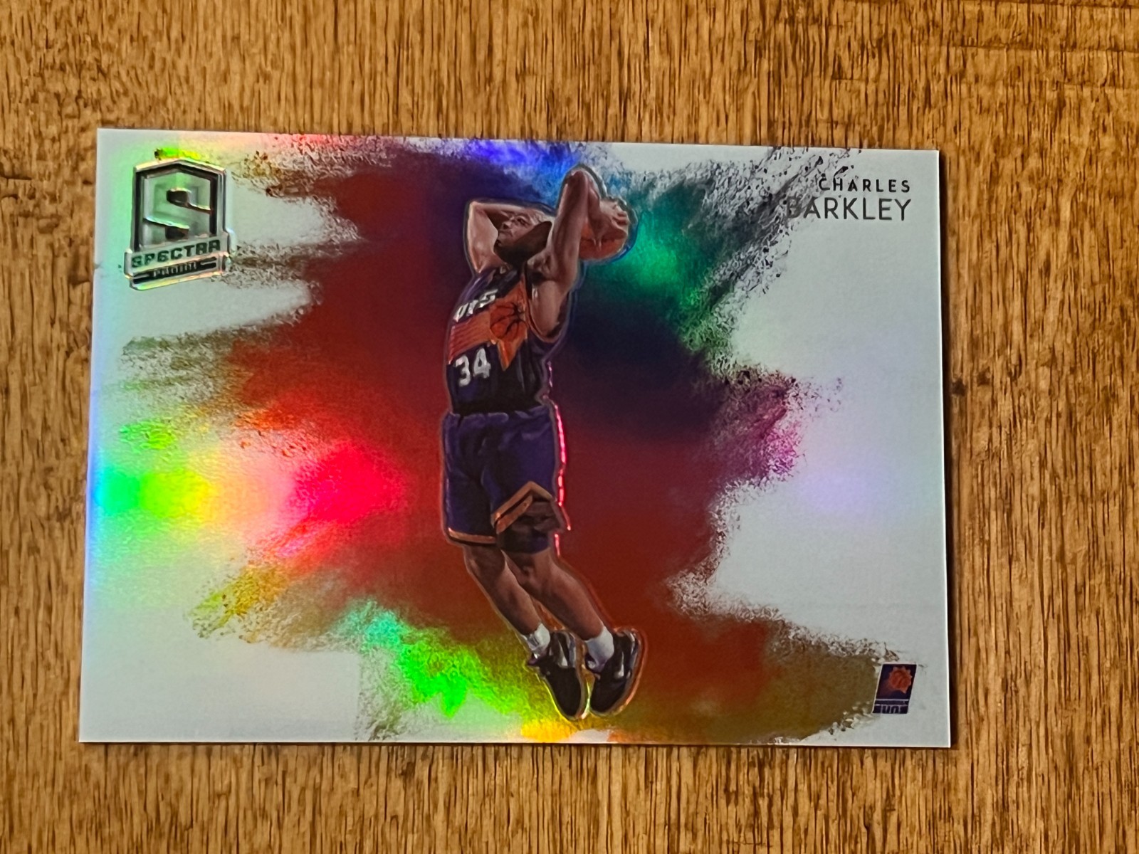 2019-20 Panini Spectra Charles Barkley #7 Color Blast SSP Case Hit Suns RARE