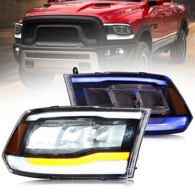 VLAND LED-Reflektor Scheinwerfer für 2009 2018 Dodge Ram 1500/2500/3500(E-mark)