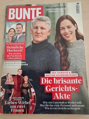 Bunte  Bastian Schweinsteiger Katy Perry Julian Nagelsmann Karl Lagerfeld Paris