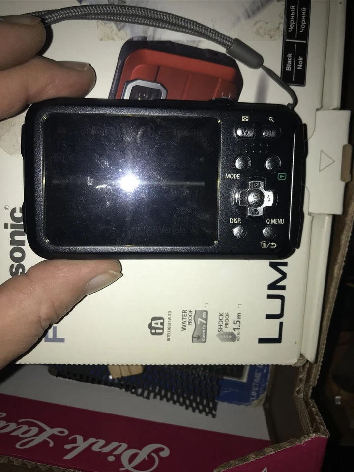 Panasonic LUMIX DMC-FT25/DMC-TS25 16.1MP Digitalkamera - Schwarz, Foto 3 von 4