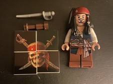 lego piratas del caribe capitán jack gorrión minifigura auténtica de lujo