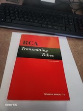 VINTAGE  RCA  TRANSMITTING  TUBES  TECHNICAL  MANUAL
