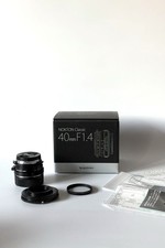 Voigtlander NOKTON Classic 40mm F1.4 SC VM Lens Leica M Mount Used, with Caps